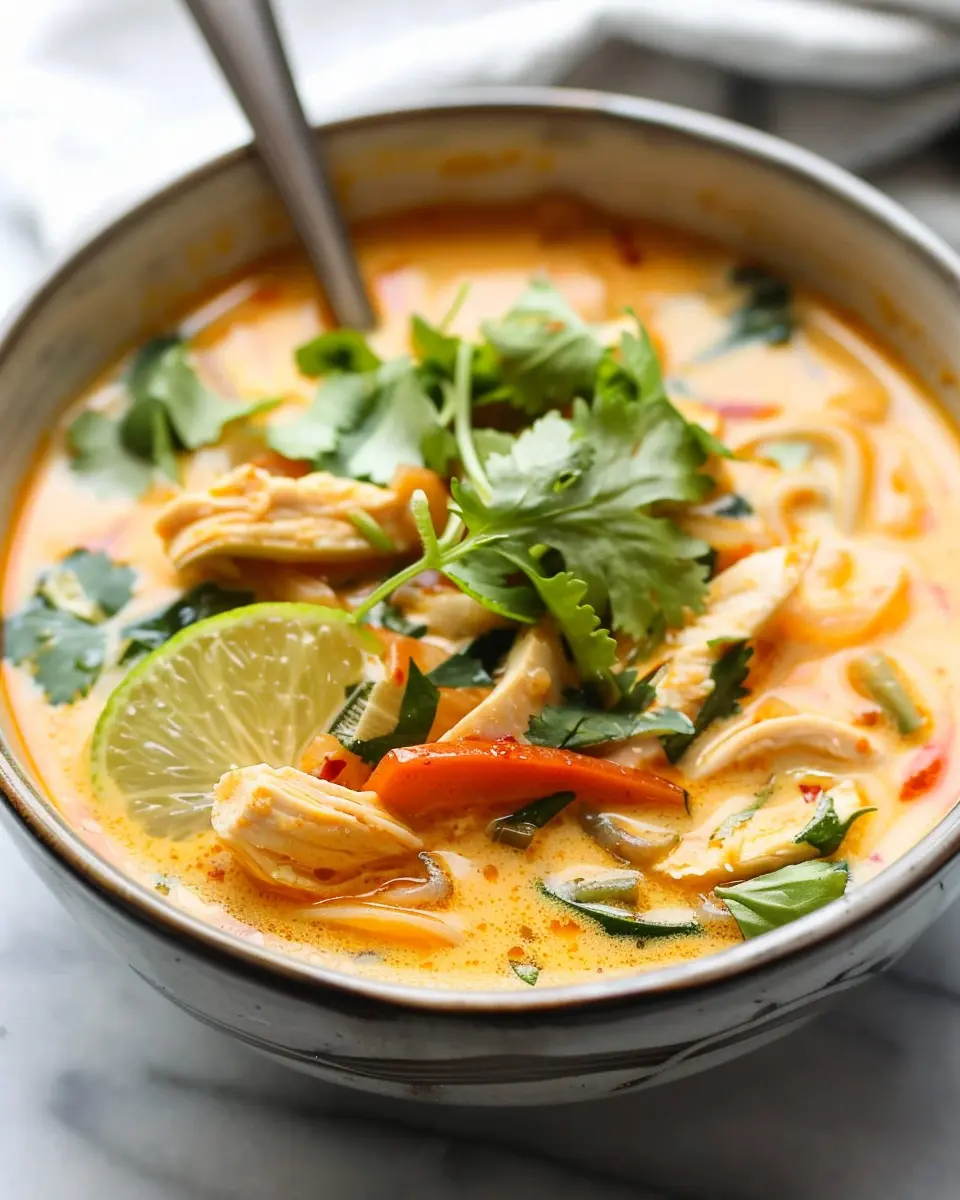 Easy Thai Chicken Curry Soup: A Heartwarming Recipe for Comfort
