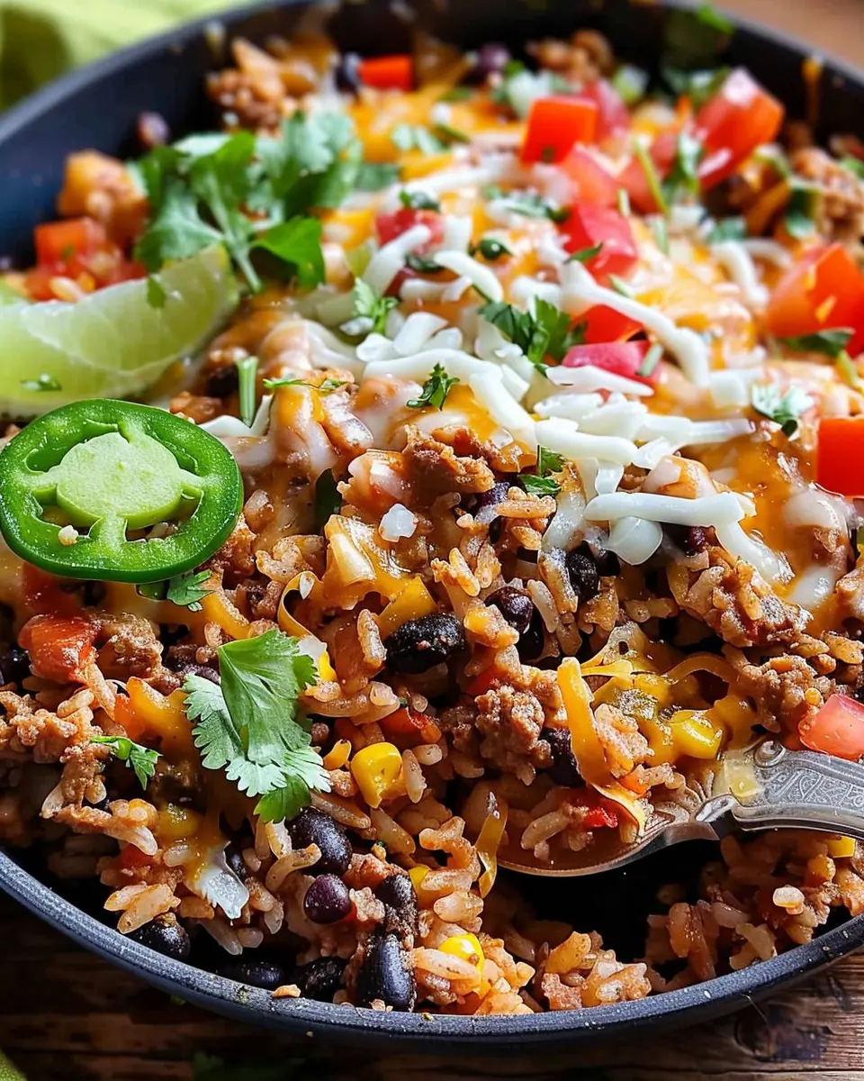 One Pot Taco Rice: Easy Recipe for a Flavor-Packed Meal