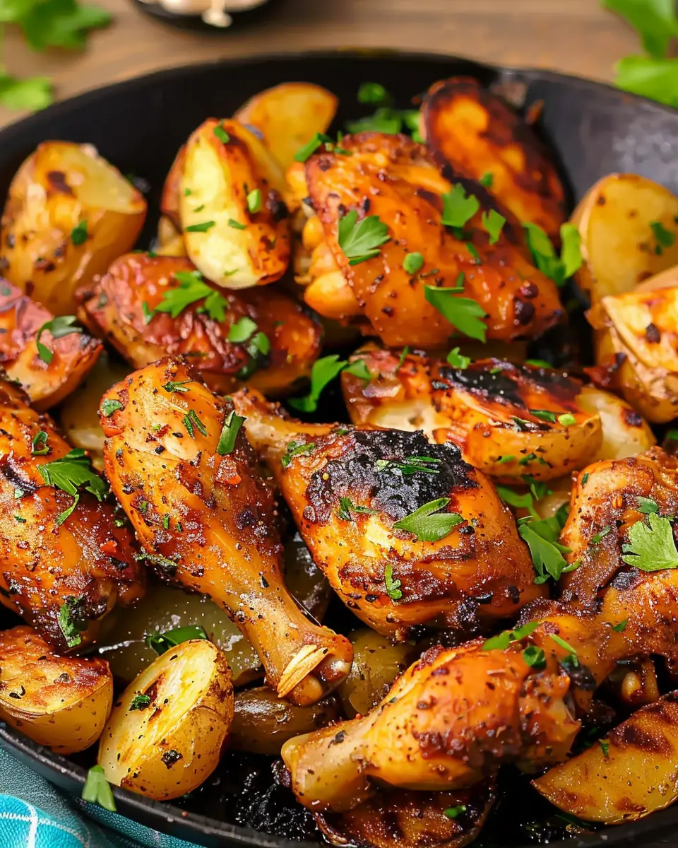 Garlic Butter Chicken and Potatoes: Easy Comfort Food Delight