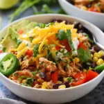 Slow Cooker Chicken Burrito Bowl Recipe