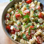 Creamy Caprese Pasta Salad