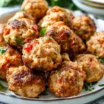 Rotel Cream Cheese Sausage Balls