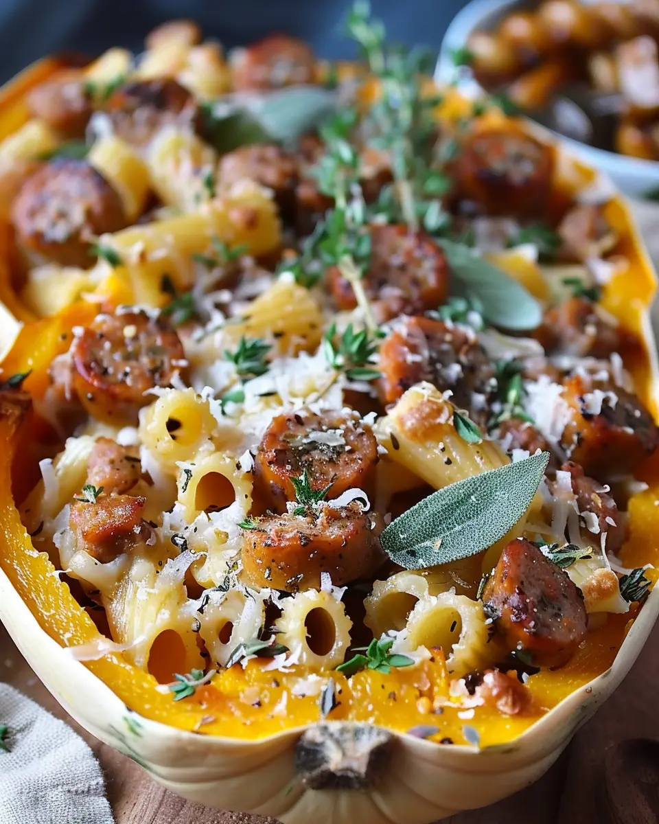 Autumn Sausage Pasta Squash: Easy Comfort Food Bliss