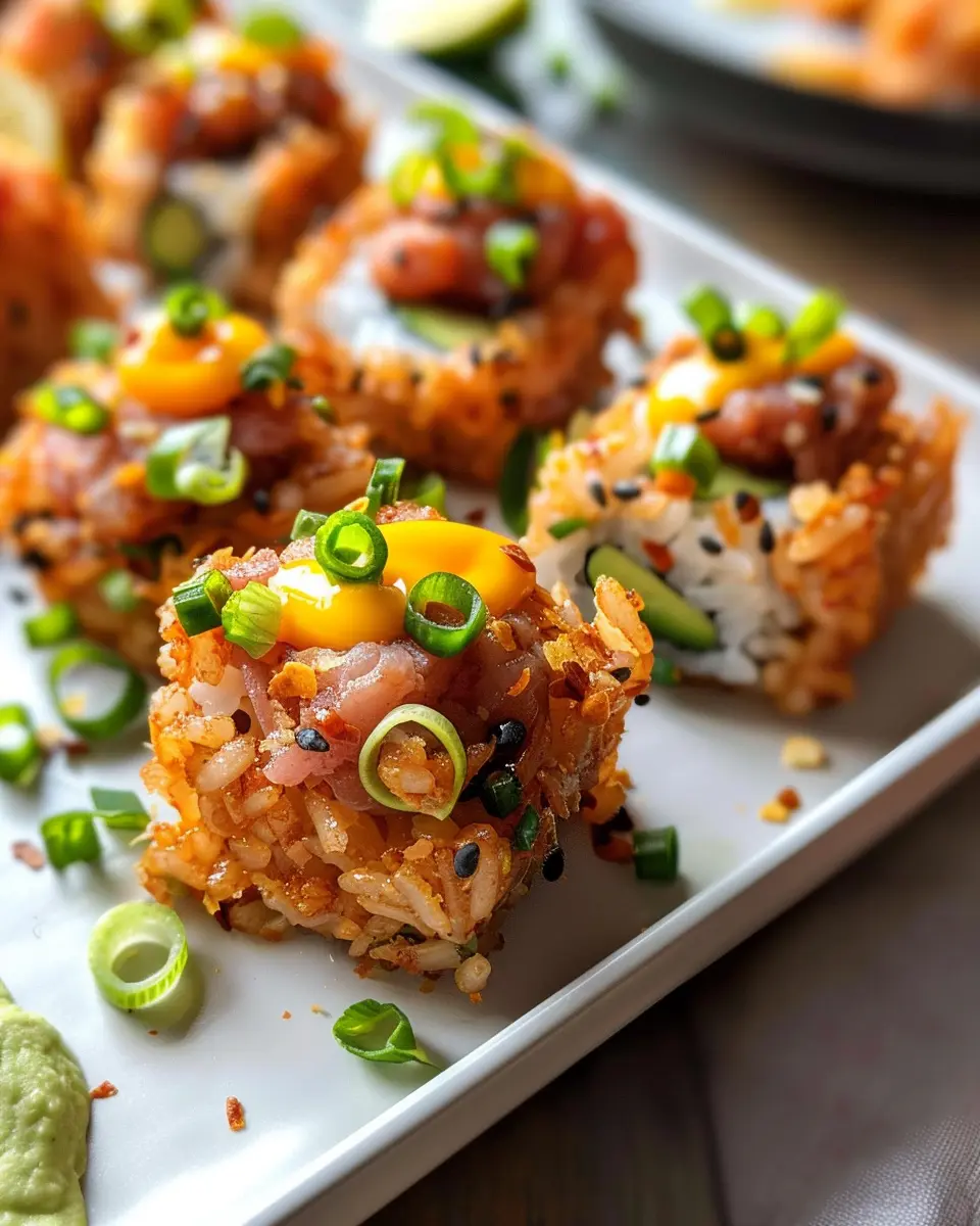 Crispy Rice and Spicy Tuna Bites