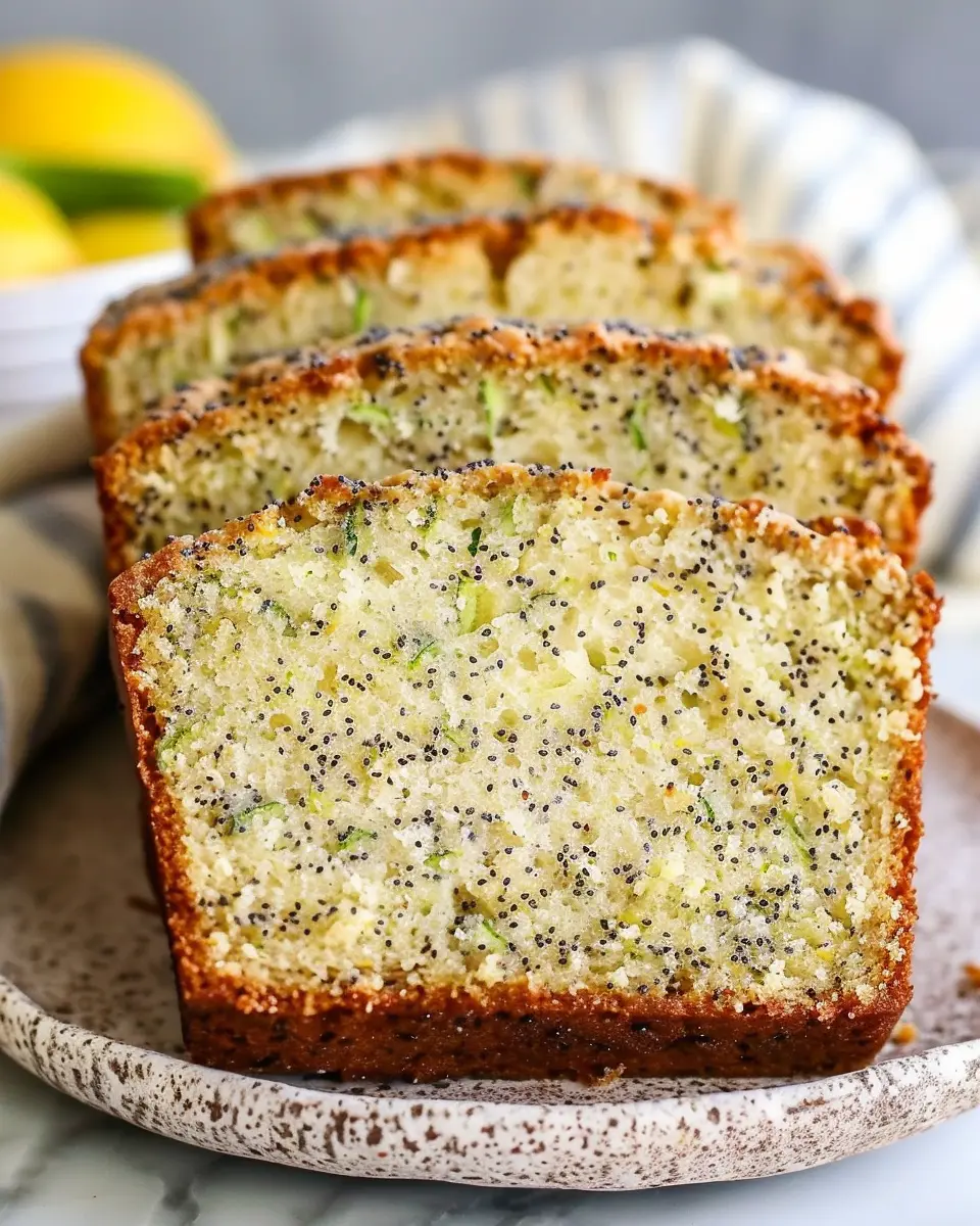 Easy Lemon Poppy Seed Zucchini Bread – A Delightful Twist for Your Kitchen