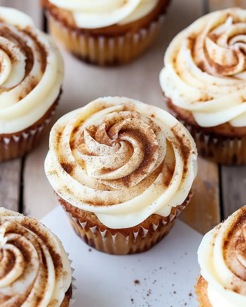 Cinnamon Roll Cupcakes