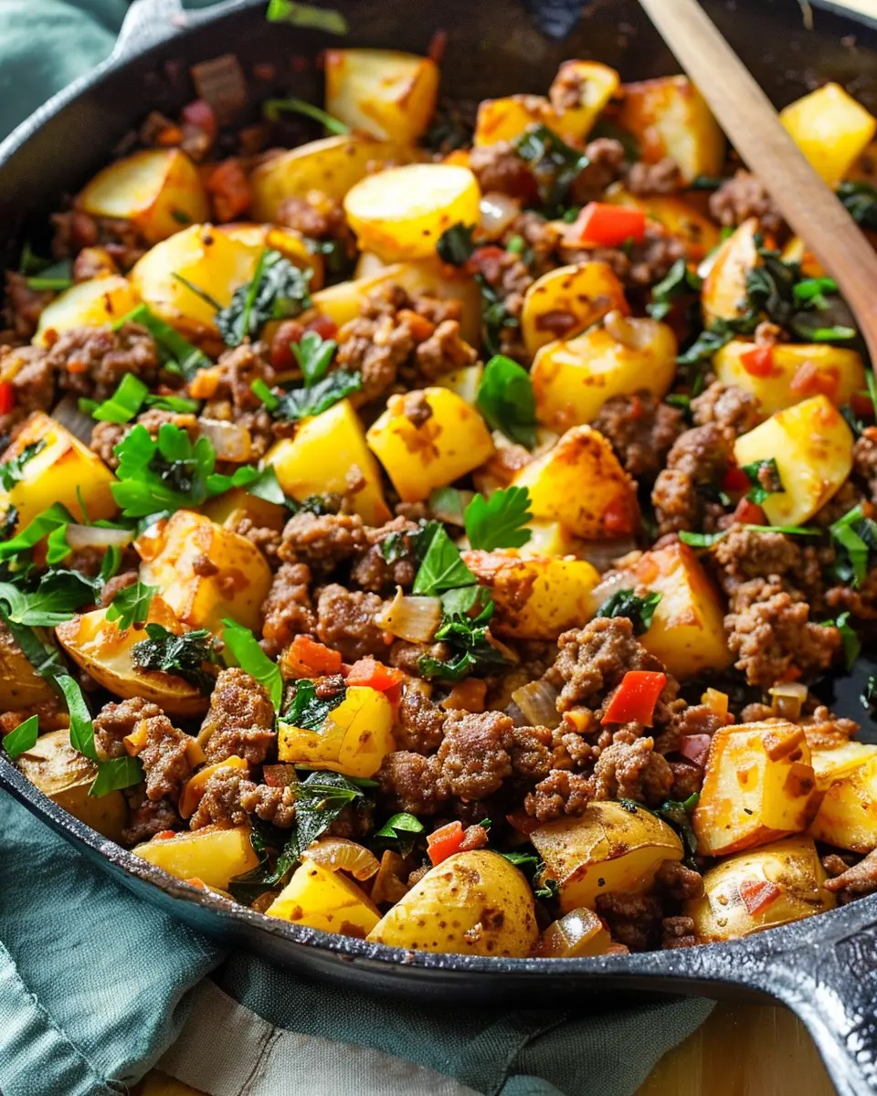 Loaded Ground Beef and Potatoes Skillet: Easy Family Comfort Meal