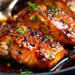 Honey Garlic Glazed Salmon