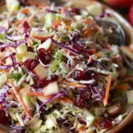 Apple Cranberry Coleslaw