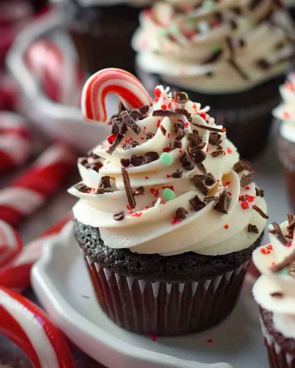 Peppermint Mocha Cupcakes