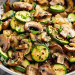 15 Minute Zucchini Mushroom Stir Fry