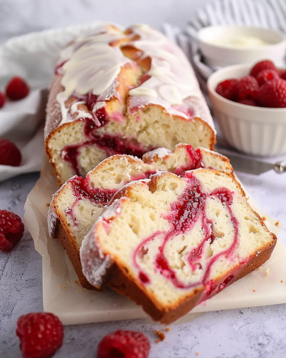 Raspberry Swirl Brioche Loaf Recipe