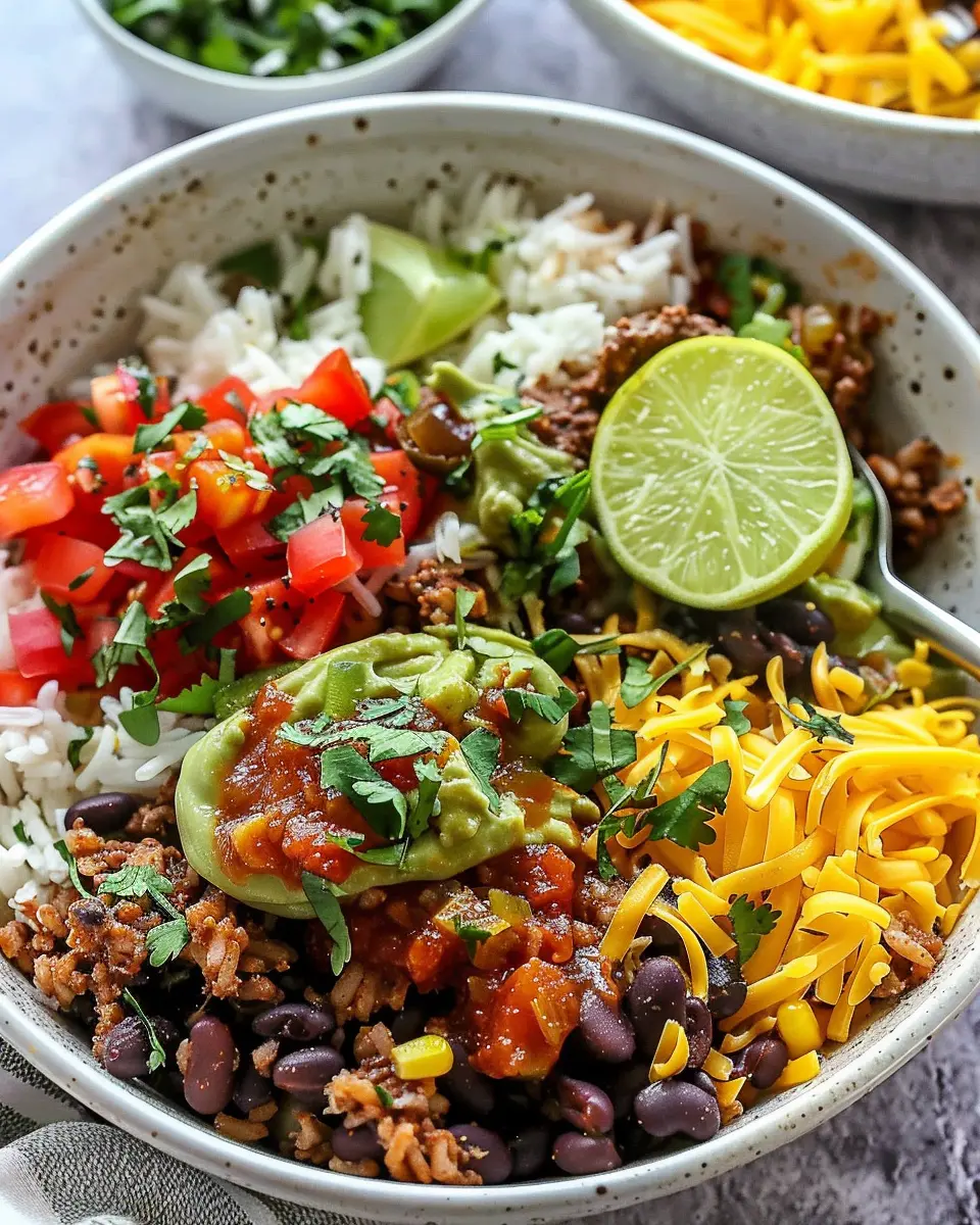 Taco Rice Bowl with Turkey Bacon: A Deliciously Easy Recipe