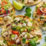 Mexican Chicken Salad Tostadas
