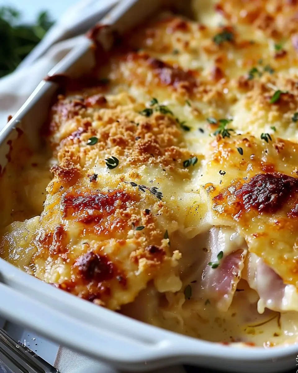 CHICKEN CORDON BLEU CASSEROLE