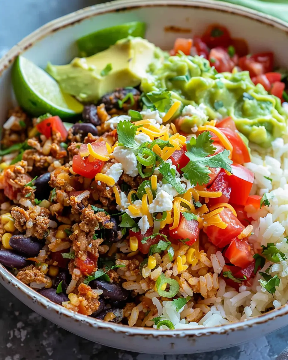 Taco Rice Bowl: Easy and Delicious Family Dinner Idea