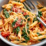 One-Pot Spinach Tomato Pasta