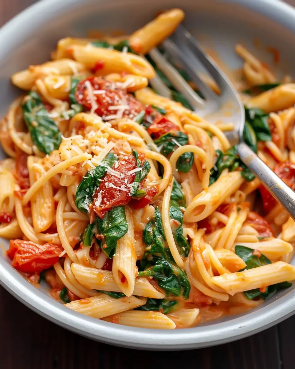 One-Pot Spinach Tomato Pasta: Easy Comfort Food Made Healthy