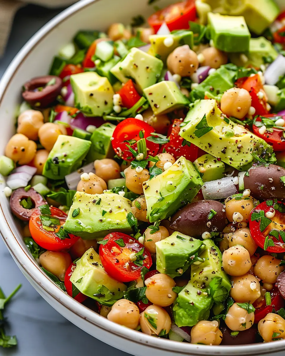 Chickpea Avocado Salad: Easy and Nourishing for Your Table