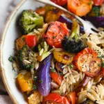 Roasted Vegetables with Orzo