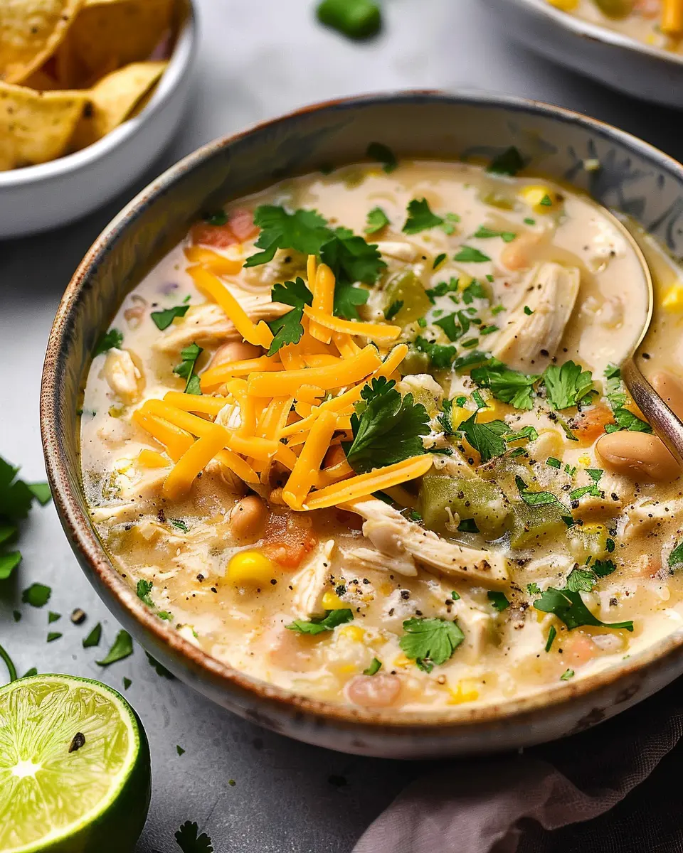 Healthy Crockpot White Chicken Chili: A Comforting Family Favorite