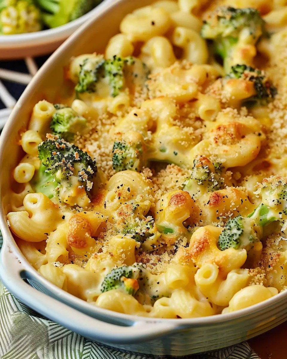 One-Pot Broccoli Mac and Cheese with Turkey Bacon Delight
