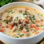 Creamy Parmesan Italian Sausage Soup