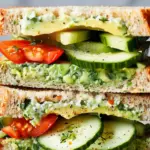 Loaded Cucumber & Avocado Sandwich