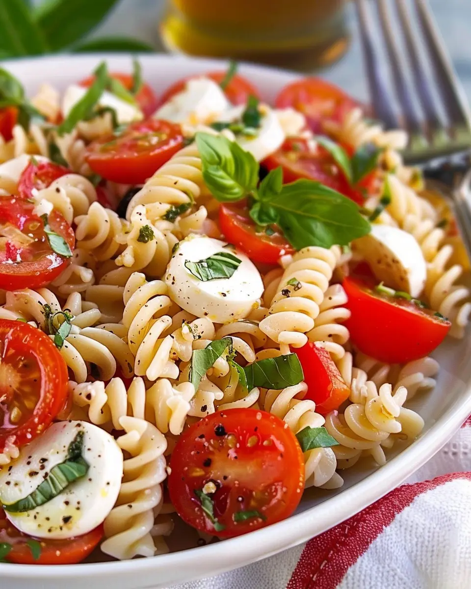 Caprese Pasta Salad: The Easy Go-To for Summer Gatherings