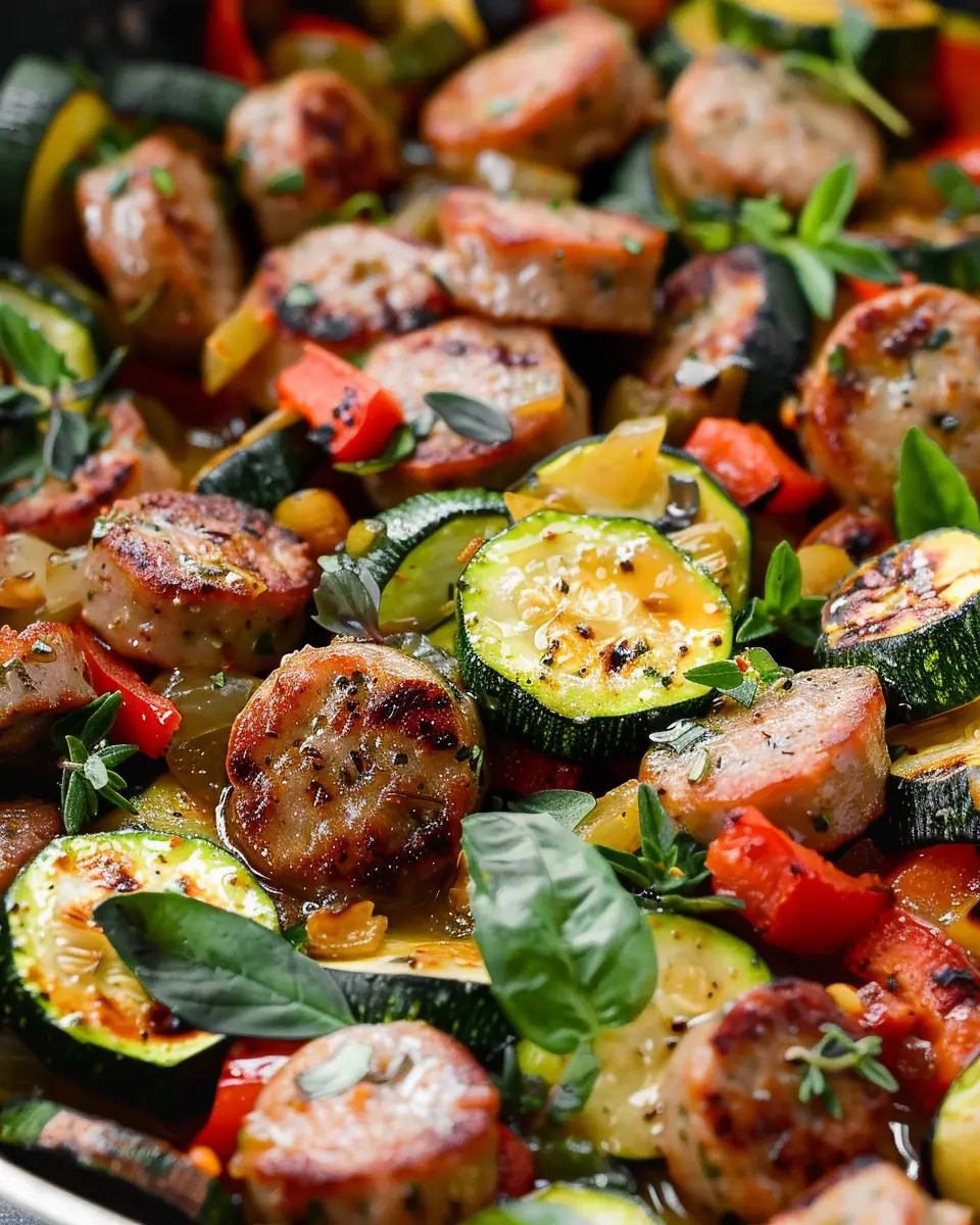 Easy Sausage and Zucchini Skillet: Quick &amp; Delicious Weeknight Meal