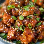 Crispy Honey Garlic Salmon Bites