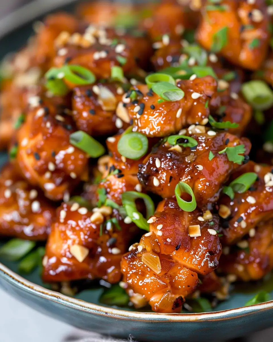 Crispy Honey Garlic Salmon Bites: Easy and Irresistibly Delicious