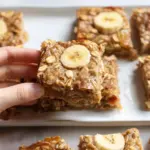 Soft Baked Banana Oatmeal Bars