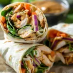 Peanut Chicken Wrap Recipe