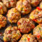 Rotel Cream Cheese Sausage Balls