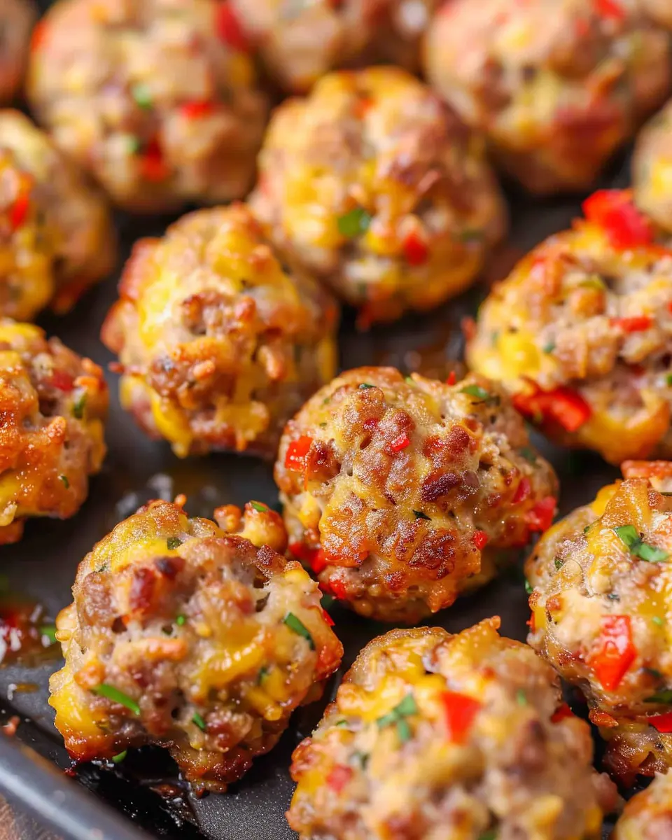 Rotel Cream Cheese Sausage Balls: Easy Beef Appetizer Delight