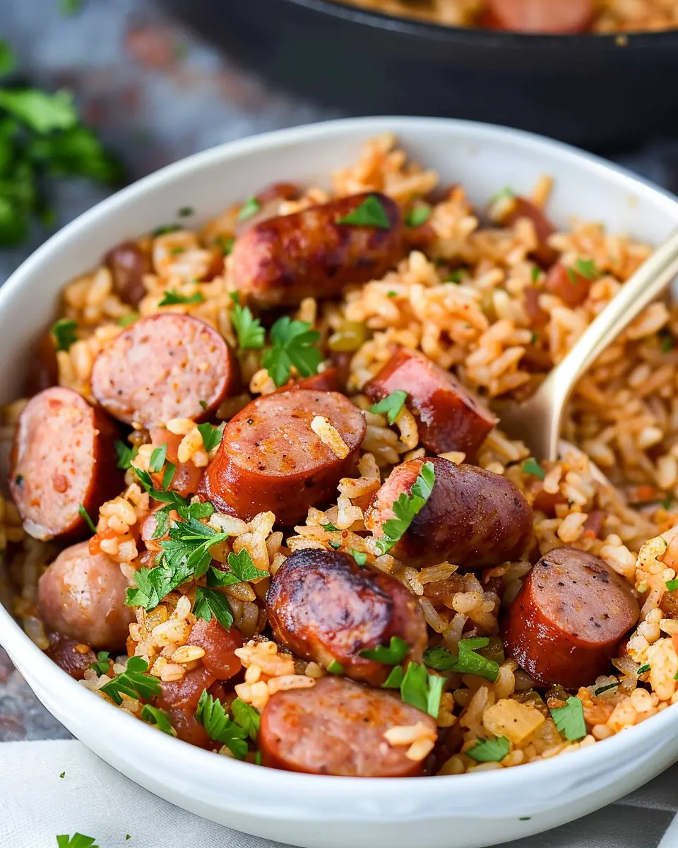One-Pot Smoked Sausage and Rice: Easy Comfort Food Delight