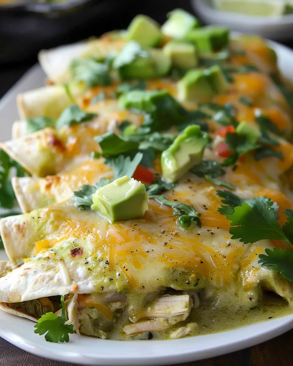 Green Chicken Enchiladas: Easy, Flavorful Comfort Food Delight