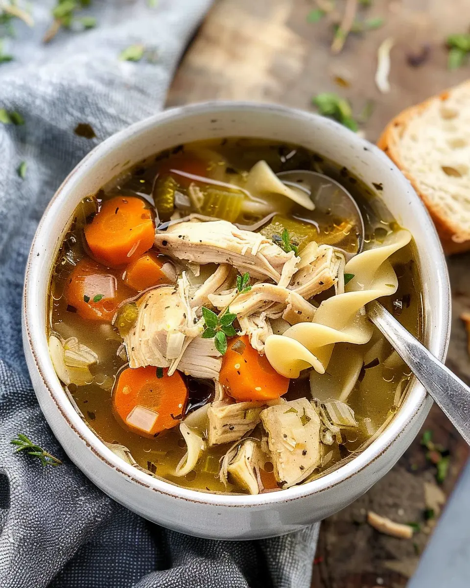 Homestyle Chicken Noodle Soup