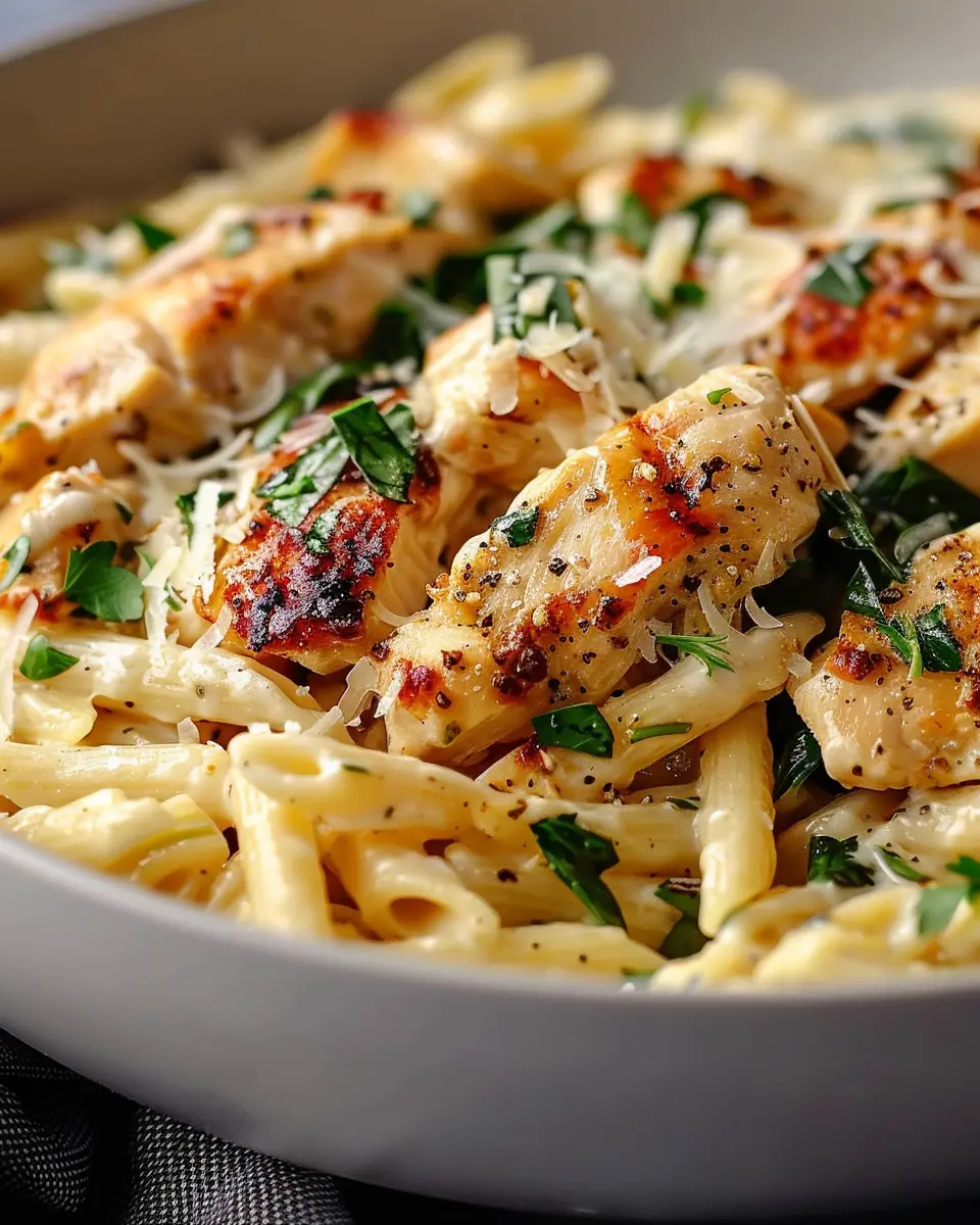 Healthy Garlic Parmesan Chicken Pasta: A Delightfully Easy Recipe