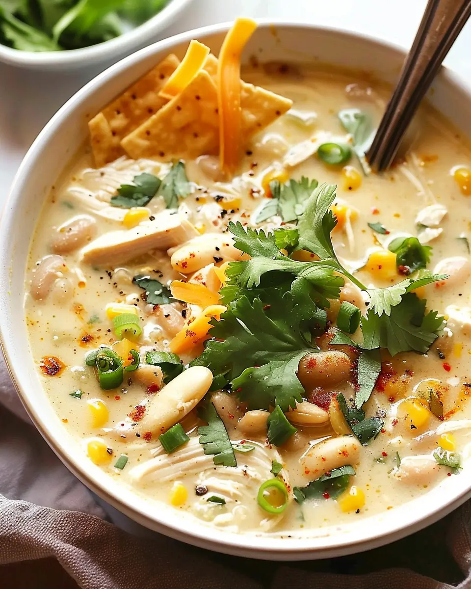 White Chicken Chili: Easy Comfort Food with Turkey Bacon Twist