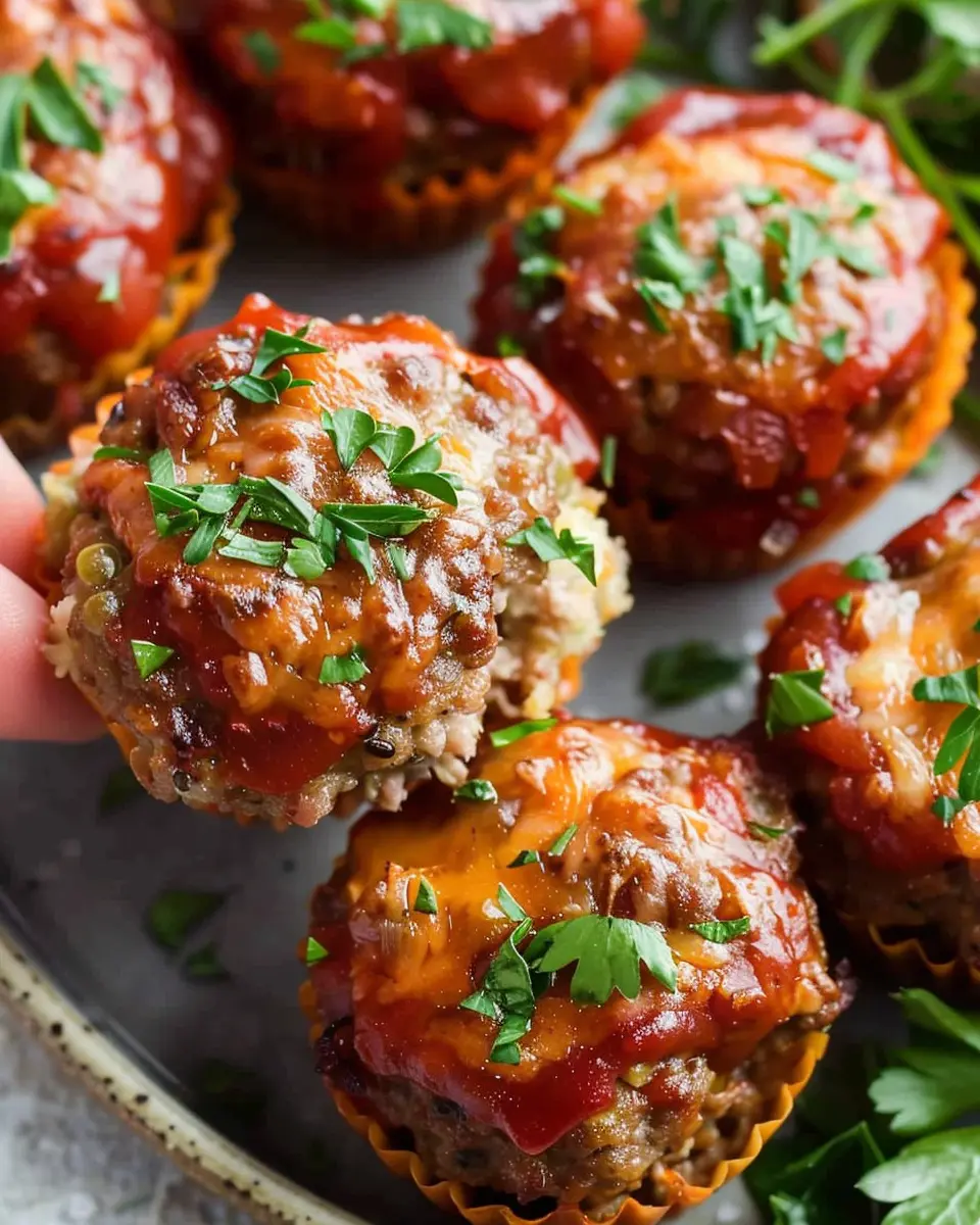Mini Meatloaf Muffins Recipe: Easy and Juicy with Turkey Bacon