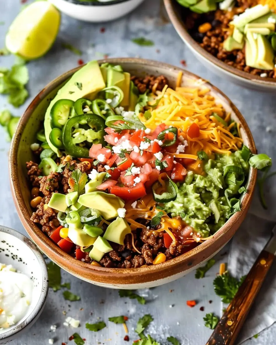 Ground Beef Taco Bowls: Easy, Flavorful Family Dinner Delight