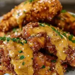 Crunchy Pretzel Chicken Smothered