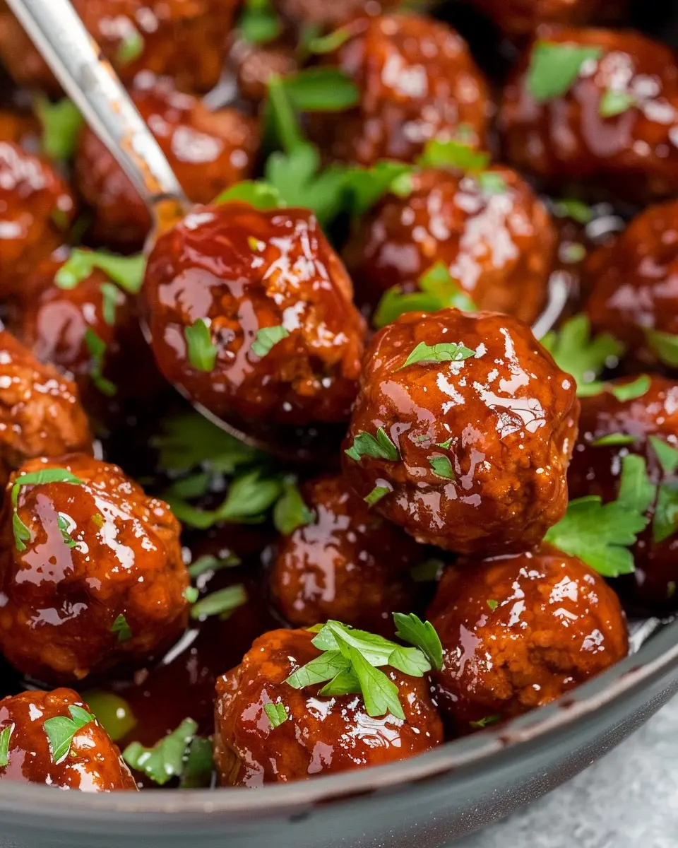Easy Grape Jelly Meatballs: A Juicy Delight with Turkey Bacon
