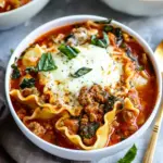 One Pot Lasagna Soup