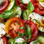 Cucumber Caprese Salad