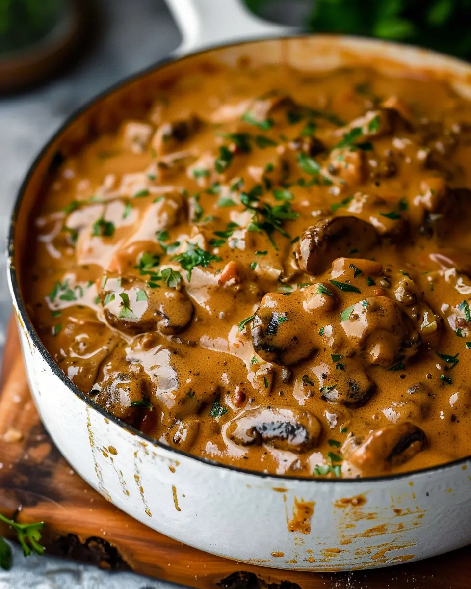 Hamburger Stroganoff: Easy Comfort Food with Turkey Bacon Twist