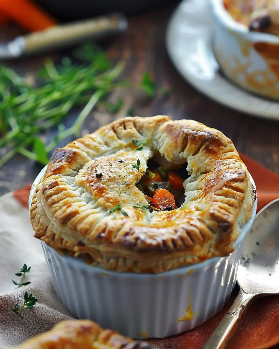 Roasted Autumn Vegetable Pot Pies: The Best Cozy Comfort Food