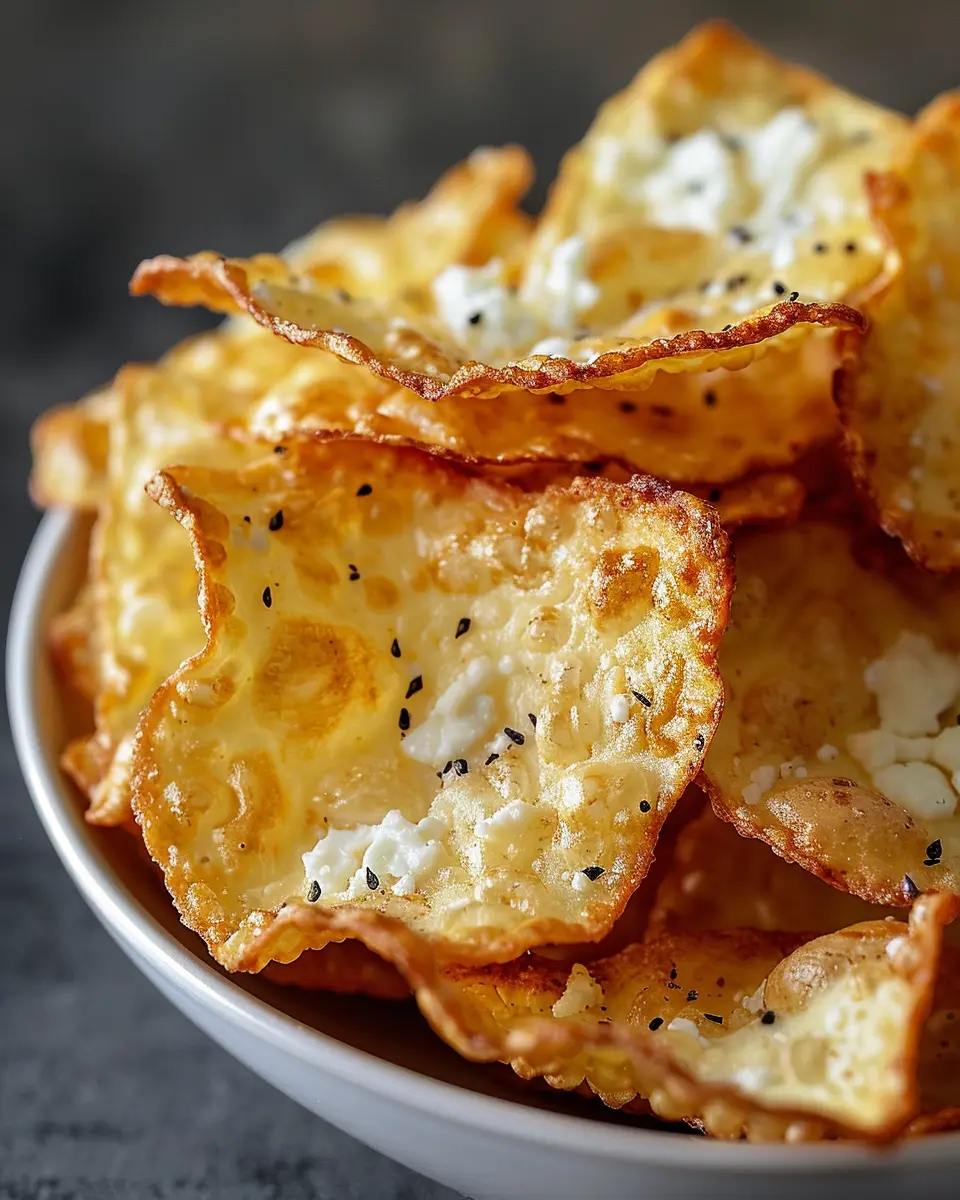 Cottage Cheese Chips: Easy, Crispy Snacks with Turkey Bacon Twist